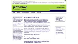 Platform - Public home page