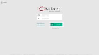 One Legal login