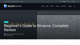 The Complete Beginner's Guide to Binance Review 2019 - Is it Safe?