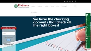 Platinum FCU Home Page