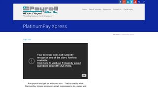 PlatinumPay Xpress - Payroll Plus