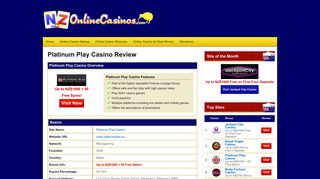 Platinum Play Casino - New Players Get NZ$1000 + 50 Free Spins!