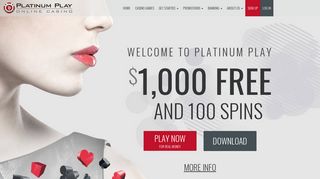 Platinum Play | Canada's #1 online casino | Get $1,000 + 100 Free Spins