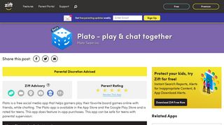 Plato - play & chat together - Zift App Advisor