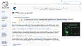 PLATO (computer system) - Wikipedia