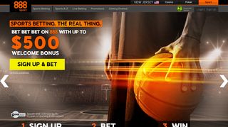 Best Betting Odds at 888 Sport NJ | Get Your $10 Free!