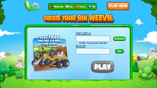 Join Bin Weevils: FREE Online Games for Kids