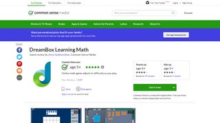 DreamBox Learning Math Game Review - Common Sense Media