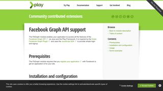 Facebook Graph API support - Play Framework