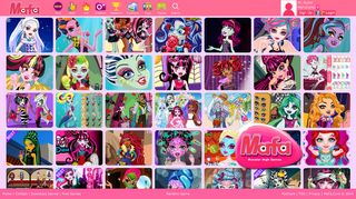 Play Monster High Games Online For Free - MaFa.Com
