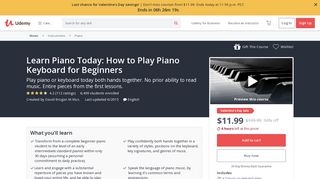Learn Piano Today: How to Play Piano Keyboard for Beginners ...