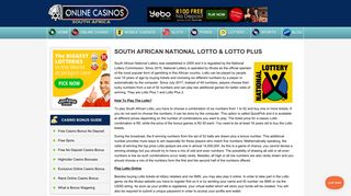 Lotto & Lotto Plus South Africa – How to play lotto online