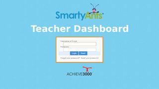 SmartyAnts ... Data Dashboard | Login