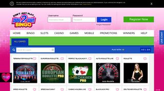 Online Casino | Play Casino Online Games at Play2win Bingo ...
