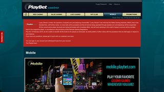 Playbet - MobilePlaybet COM
