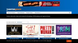 TheaterMania: Broadway, regional and discount theater tickets | News ...