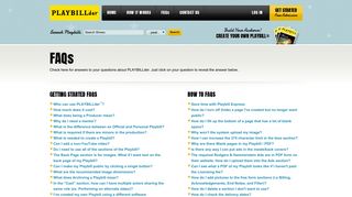 FAQs - PLAYBILLder - Create Your Own Playbill for Your School or ...