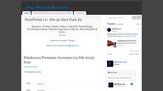 Free Premium Accounts | This site is on Unlimited Free Premium ...