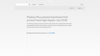 Playboy Plus password premium free account hack login bypass July ...