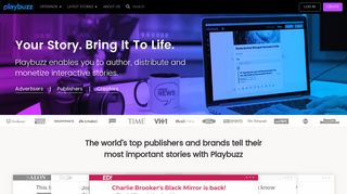 Playbuzz: Authoring Platform for Interactive Storytelling