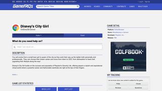 Disney's City Girl for Online/Browser - GameFAQs