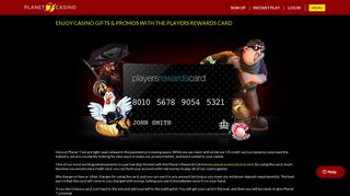 Players Rewards Card | Casino Promo & Gifts | Planet 7 Casino