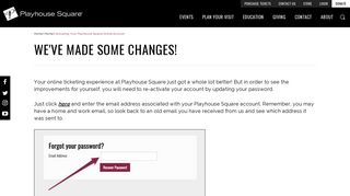 Activating Your Playhouse Square Online Account | Playhouse Square