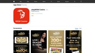 playMGM Casino on the App Store - iTunes - Apple