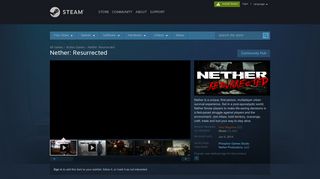 Nether: Resurrected on Steam