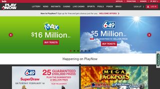 PlayNow - Online legal sports betting, casino, poker, lottery, and more ...