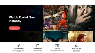 Foxtel Now - stream on demand and live TV over the internet