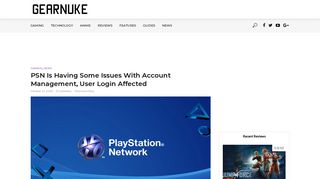 PSN Is Having Some Issues With Account Management, User Login ...