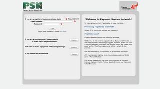 Login - PSN - Your Complete PAYMENT, BILLING ...