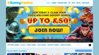Sunny Casino | Online Casino & Slots | Up To 200% Welcome Bonus ...