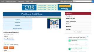 Point Loma Credit Union - Credit Unions Online