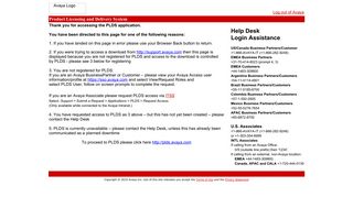 Product License and Delivery - SSO Login - Avaya