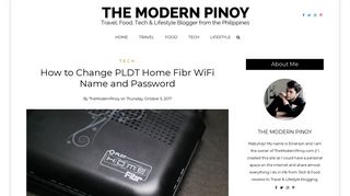 How to Change PLDT Home Fibr WiFi Name and Password - The ...