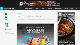 How to Enable Cookies | Digital Trends