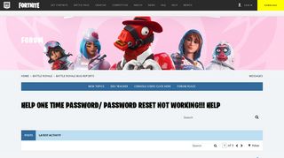 HELP One time password/ password reset not working!!! HELP ...