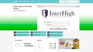 login.interhigh.co.uk - Please login to InterHigh Scho... - Login Inter High