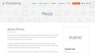 Plecto - SharpSpring Tech Partner | App Marketplace