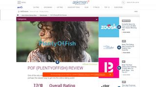 POF (PlentyOfFish) Review - AskMen