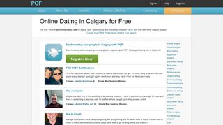 meet Calgary women - POF.com