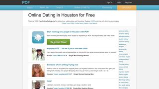 Online Dating in Houston for Free - POF.com