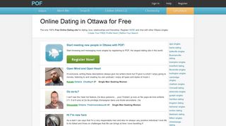 Online Dating in Ottawa for Free - POF.com