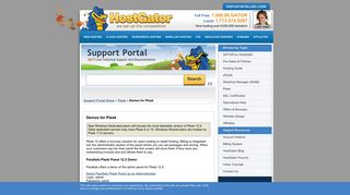 Demos for Plesk « HostGator.com Support Portal