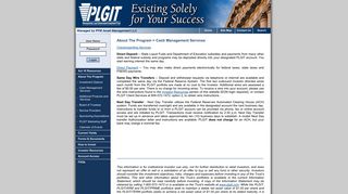 PLGIT - Cash Management Services