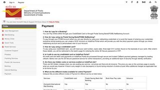 Payment - India Post