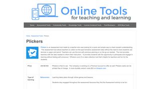 Plickers – Online Tools for Teaching & Learning - UMass Blogs