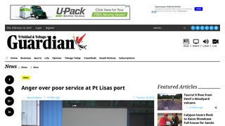 Anger over poor service at Pt Lisas port - Trinidad Guardian